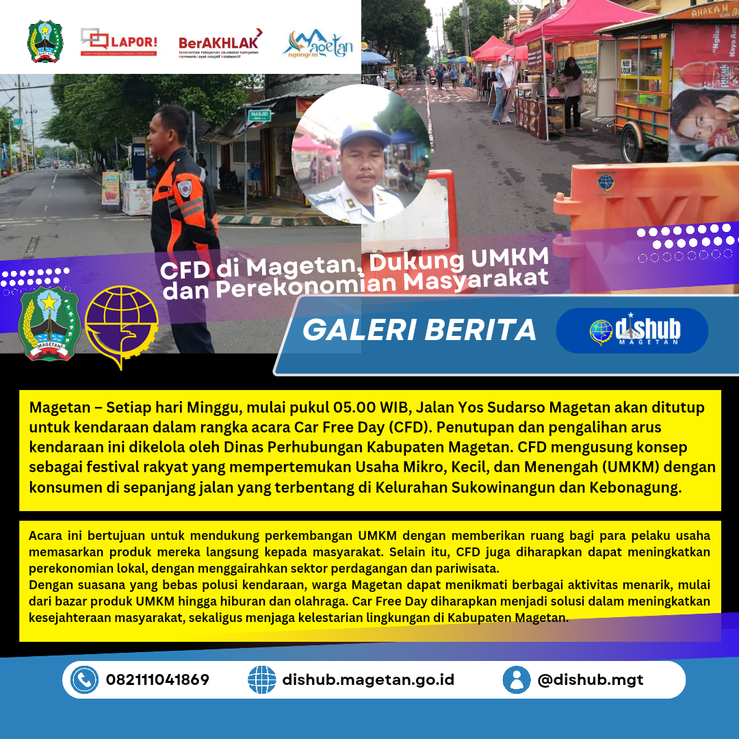 CFD di Magetan, Dukung UMKM dan Perekonomian Masyarakat