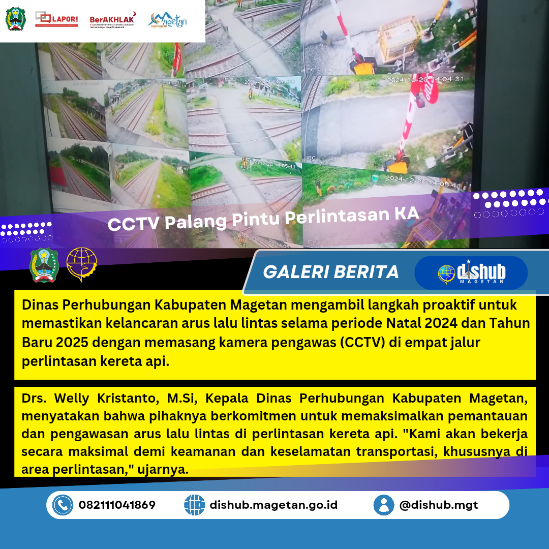 CCTV Palang Pintu Perlintasan KA